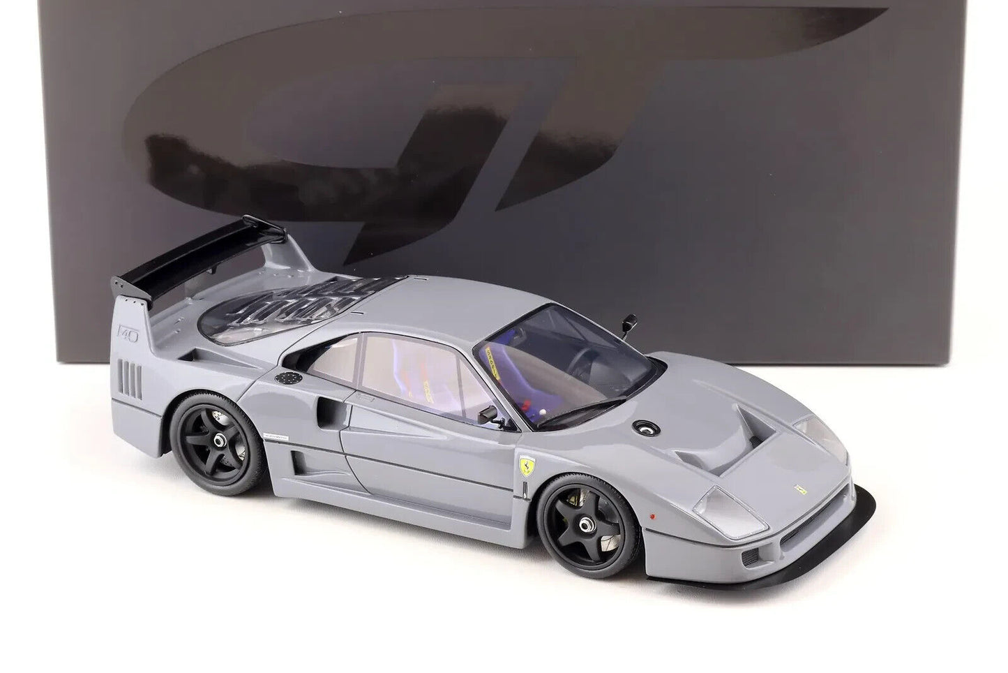 Ferrari F40 Competizione Nardo Grey 1989 Model Car 1/18 Scale By GT Spirit