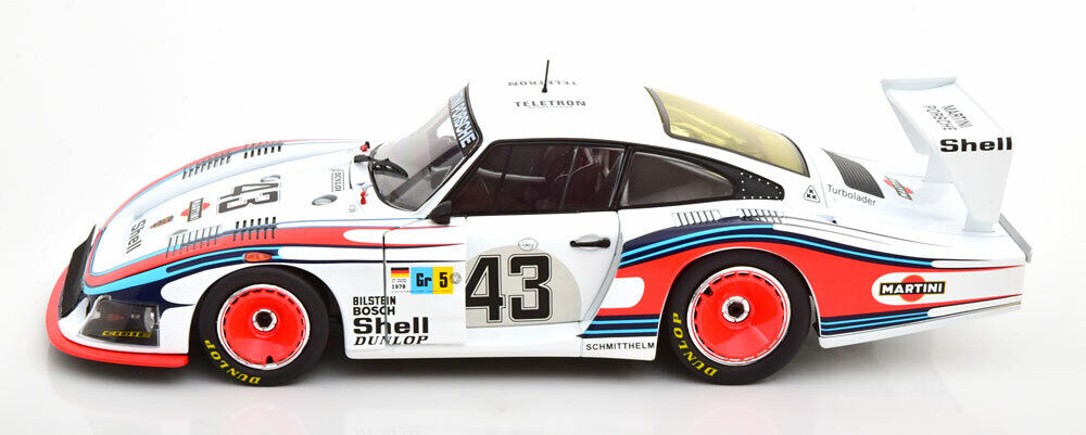 1/18 Scale Solido Porsche 935/78 Moby Dick Martini Racing No.43 Le Mans