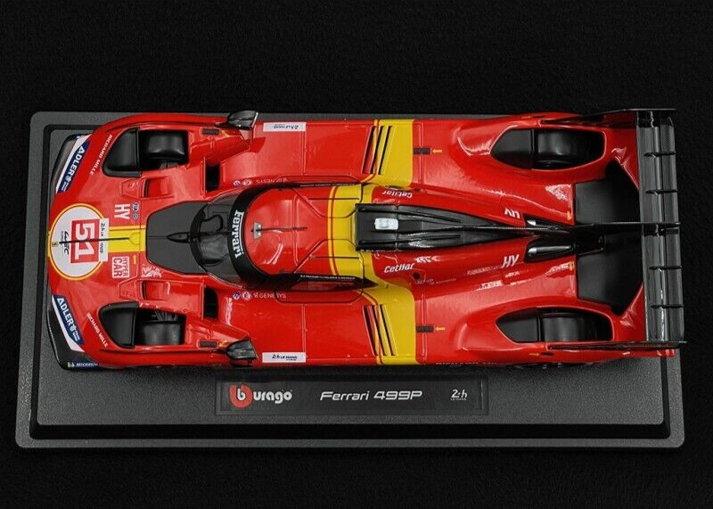 Ferrari 499P #51 Le Mans Winner 2023  1/24 Scale Diecast Model Car by Bburago