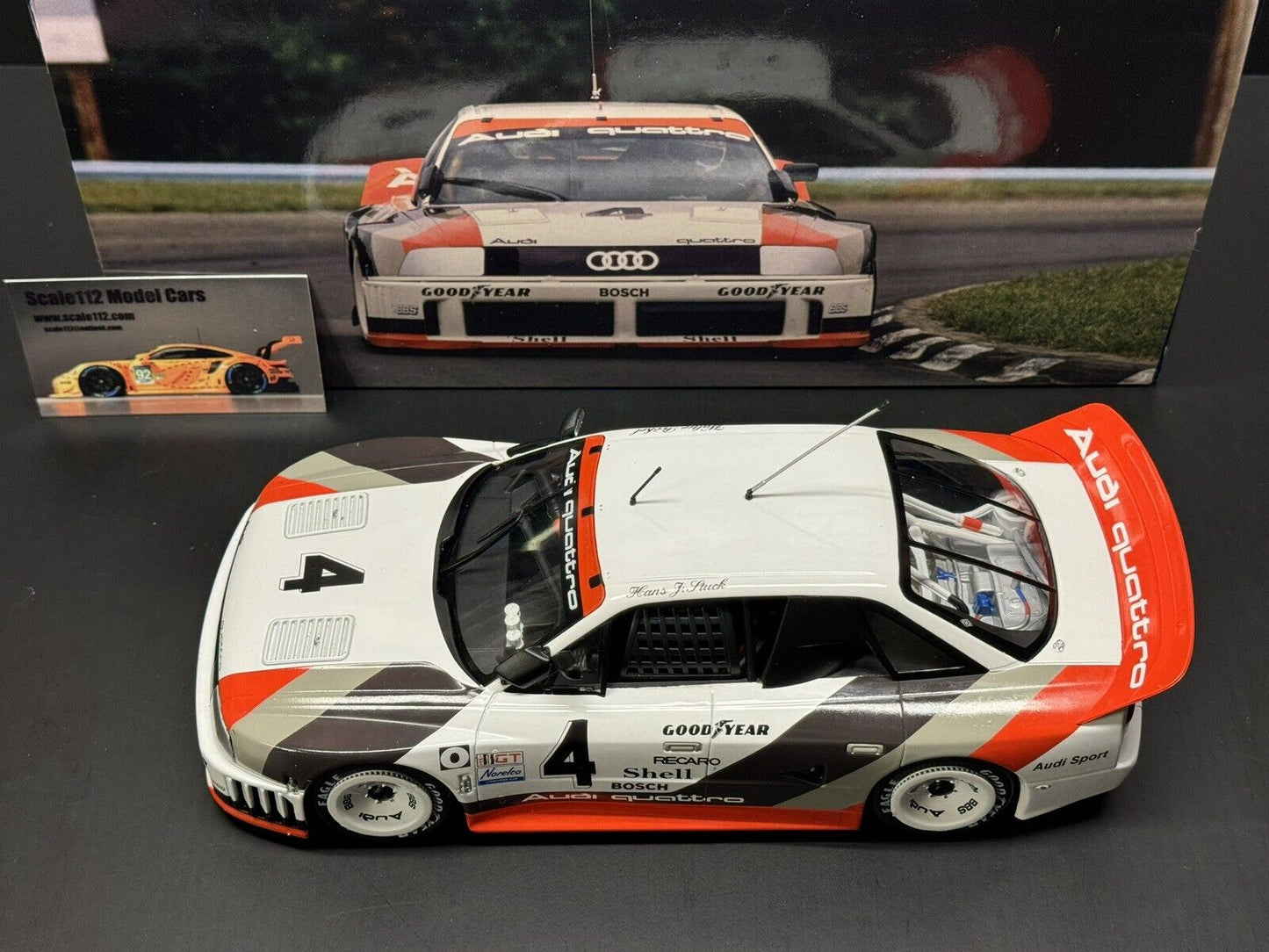 1/18 Scale AUDI 90 IMSA GTO WINNER WATKINS GLEN 1989 Diecast Model Car by Werk83