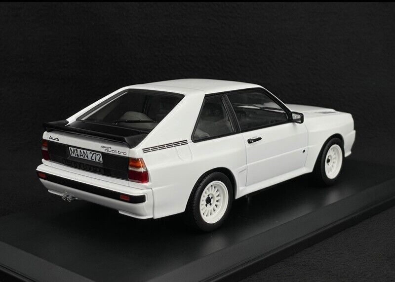 Audi Sport Quattro Alpine White 1985 Diecast Model Car 1/18 Scale by Norev