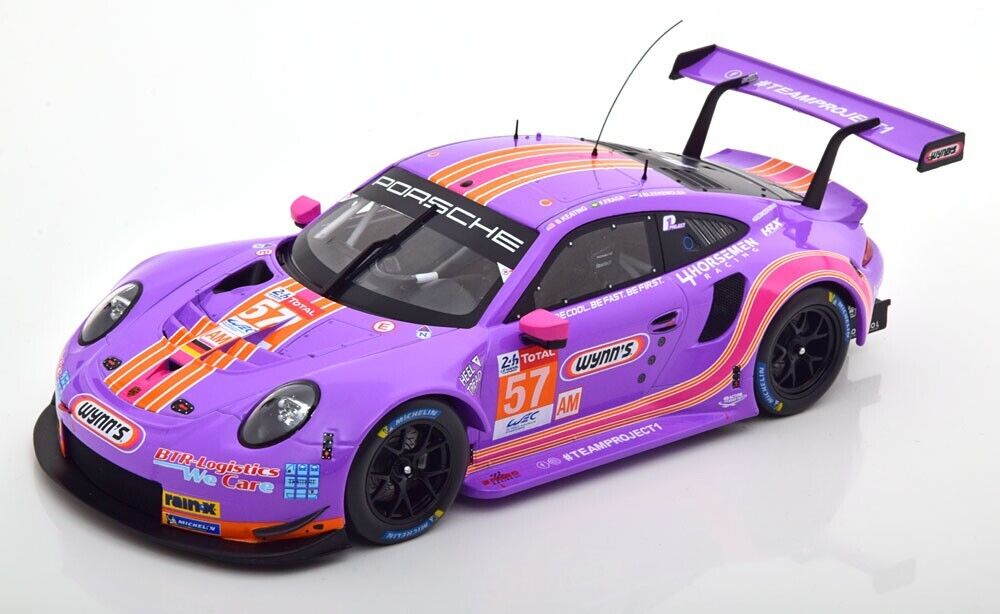 1/18 Scale IXO 911 GT3 RSR 991 24h of Le Mans 2020 #57 Wynns Livery