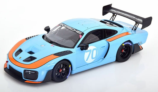 1/18 Scale Minichamps Porsche 935/19 Group South Gulf Blue Orange Diecast Model