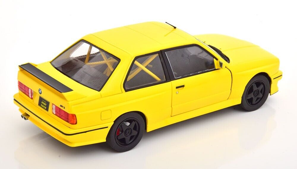 1990 BMW M3 E30 DAKAR YELLOW “STREET FIGHTER” 1/18 DIECAST MODEL SOLIDO S1801513