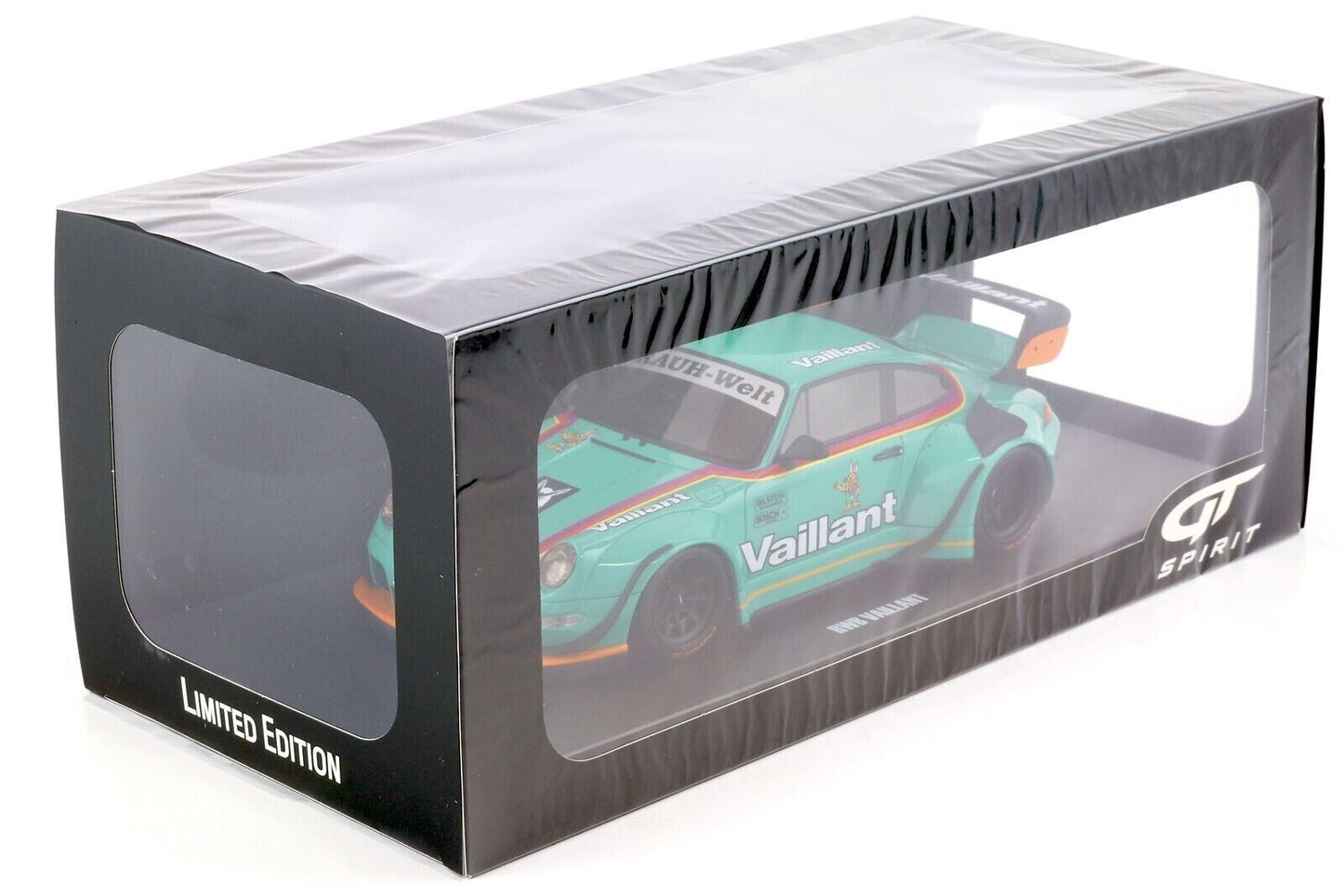 Porsche 911 (993) RWB Vaillant Livery Green 2023 1/18 Scale by GT Spirit