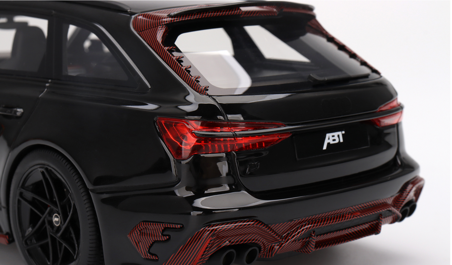 1/18 Scale TOP SPEED ABT Audi RS6 Johann Abt Signature Edition Black Model Car