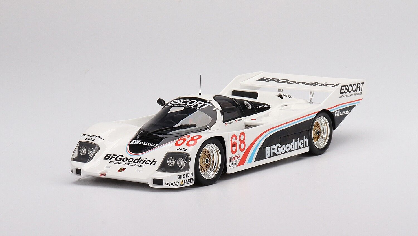 1/18 SCALE TOP SPEED Porsche 962 #68 1986 IMSA Road America 500 Miles Model Car