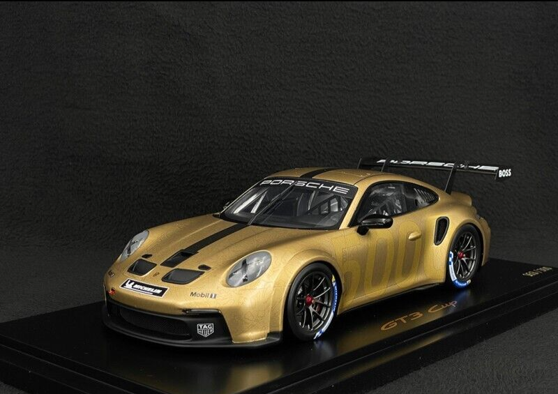 1/18 Scale Spark Porsche 992 GT3 Cup 5000  w/ Display Case Limited to 300