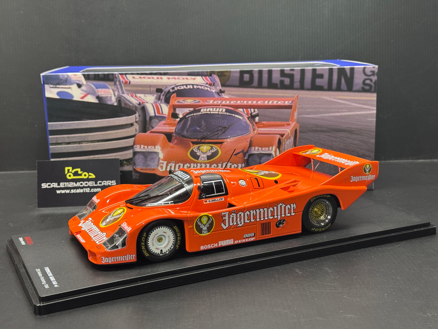 1/18 WERK83 - PORSCHE - 956B TEAM JAGERMEISTER 3rd 200 Miles Norisring DRM