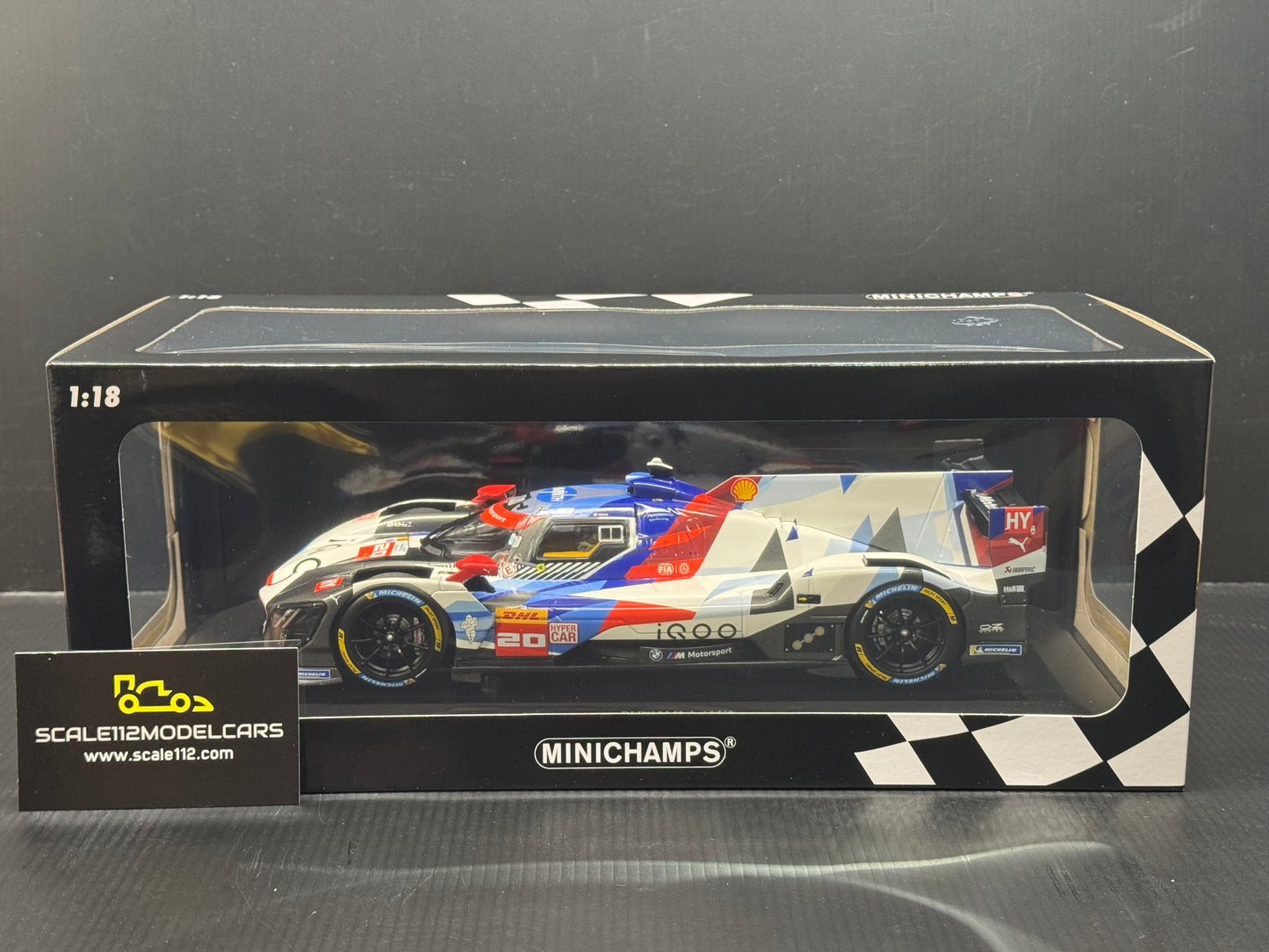 BMW M Hybrid V8 #20 Valentino Rossi Bahrain WEC Test 1 /18 Scale Minichamps