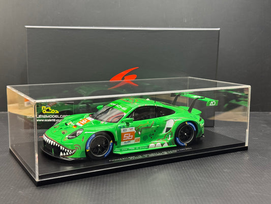 Porsche 911 RSR #56 Lemans  24Hr. 2023 AO Racing "Rexy" 1/18 Scale by Spark