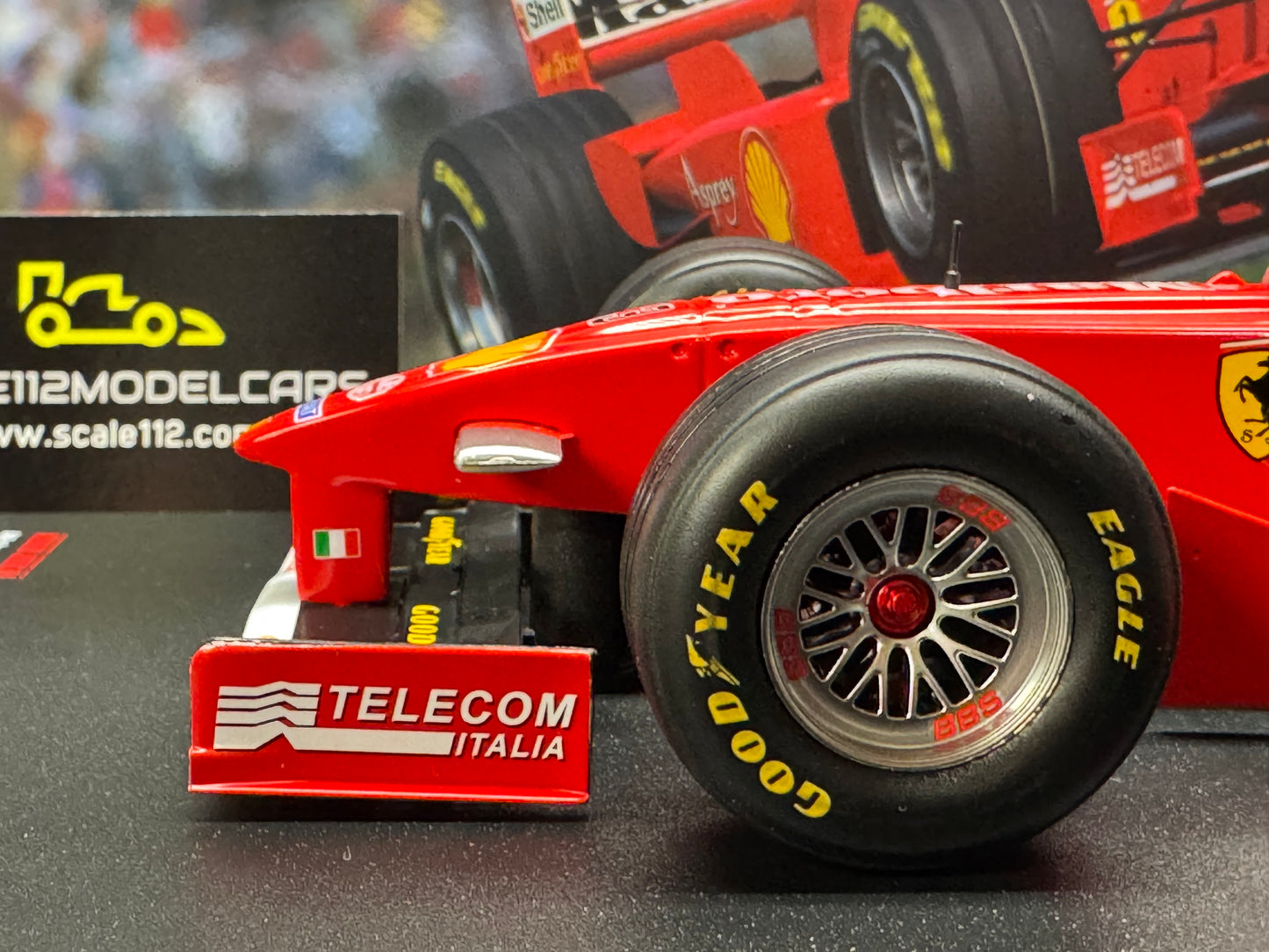 Ferrari F300 Tower Wing 1998 San Marino GP Michael Schumacher 1/18 Scale WERK83