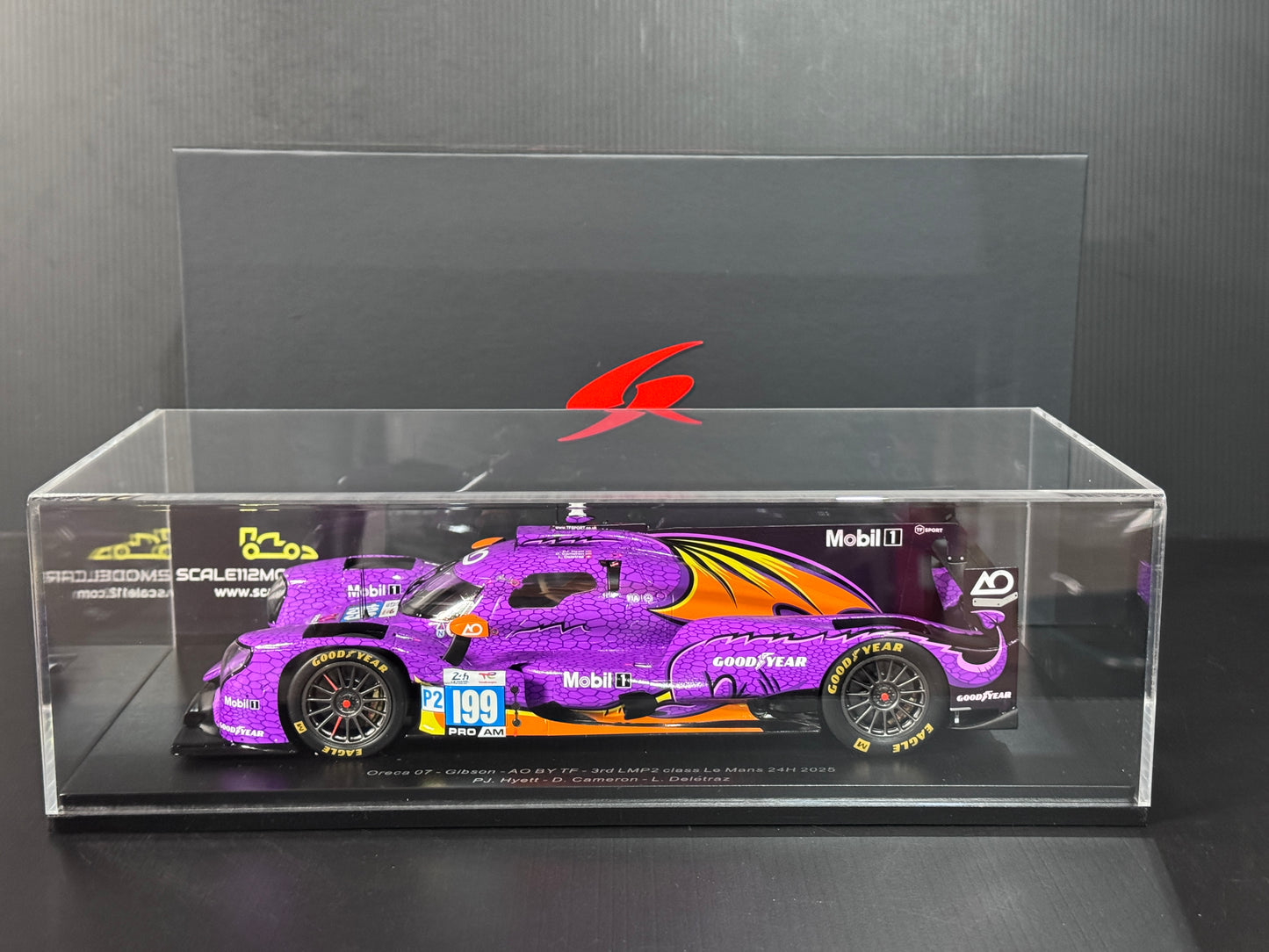 1/18 Scale Spark AO Racing Spike 2025 Le Mans Model Car