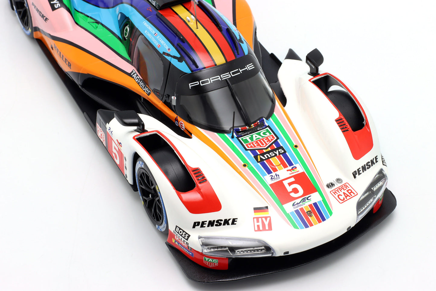 1/18 Scale IXO Porsche 963 LMDH #5 Penske Motorsport 24h Le Mans 2023 LEGT963-LM002