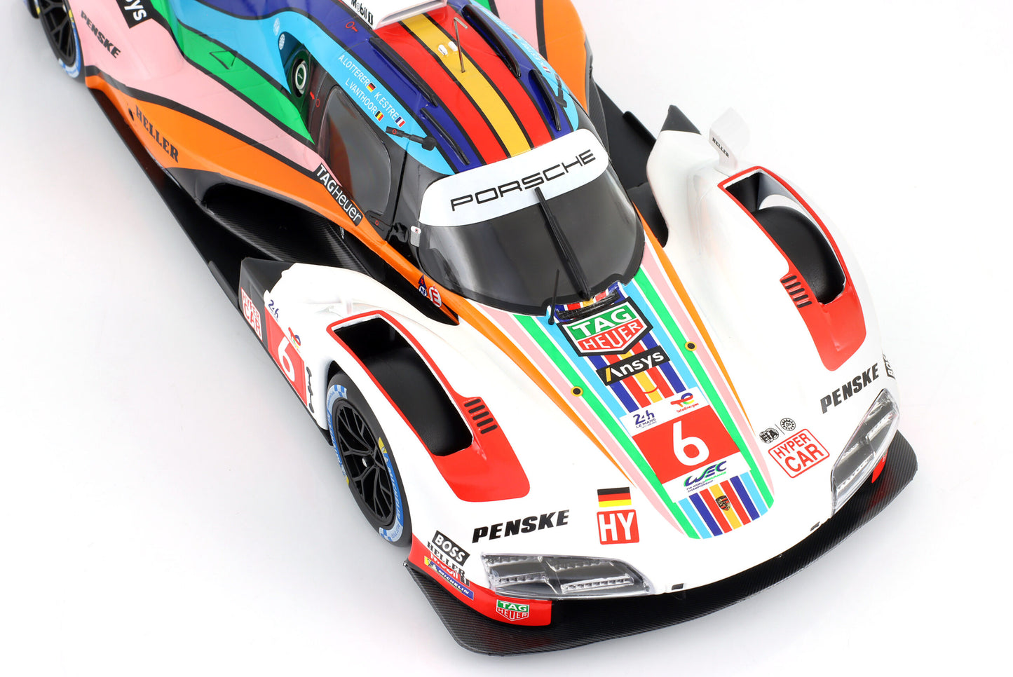 1/18 Scale IXO Porsche 963 LMDH #6 Penske Motorsport 24h Le Mans 2023 LEGT963-LM003