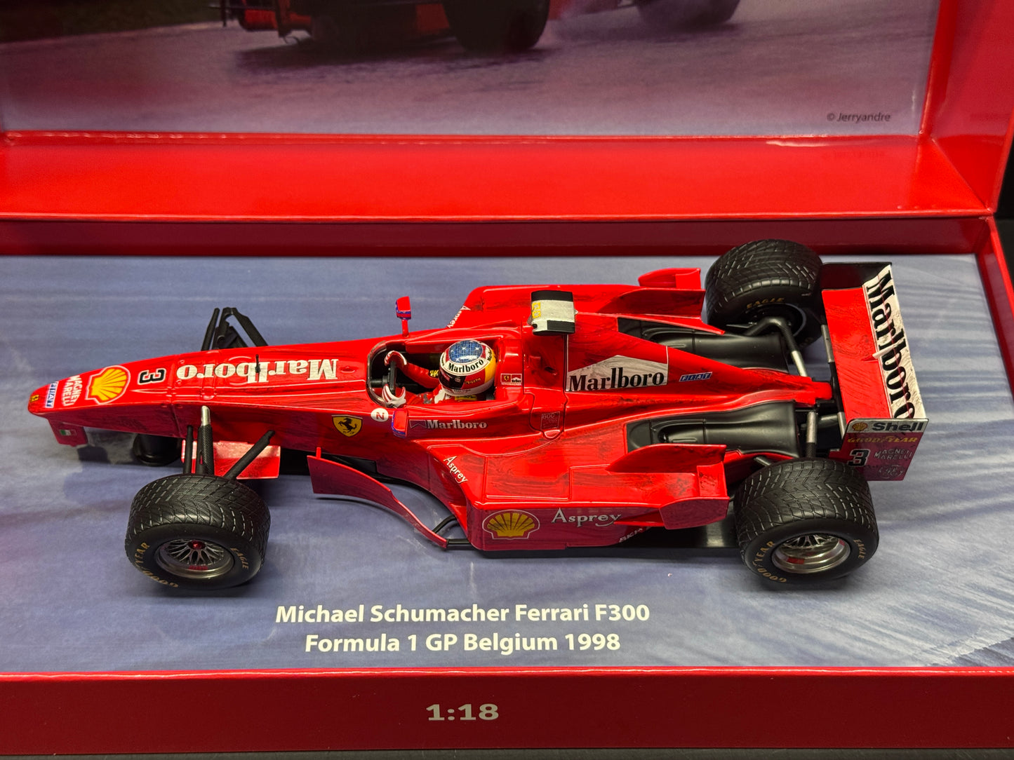 1/18 Scale Ferrari F1 F300 #3  3 Wheeler Belgium GP 1998 Schumacher by WERK83