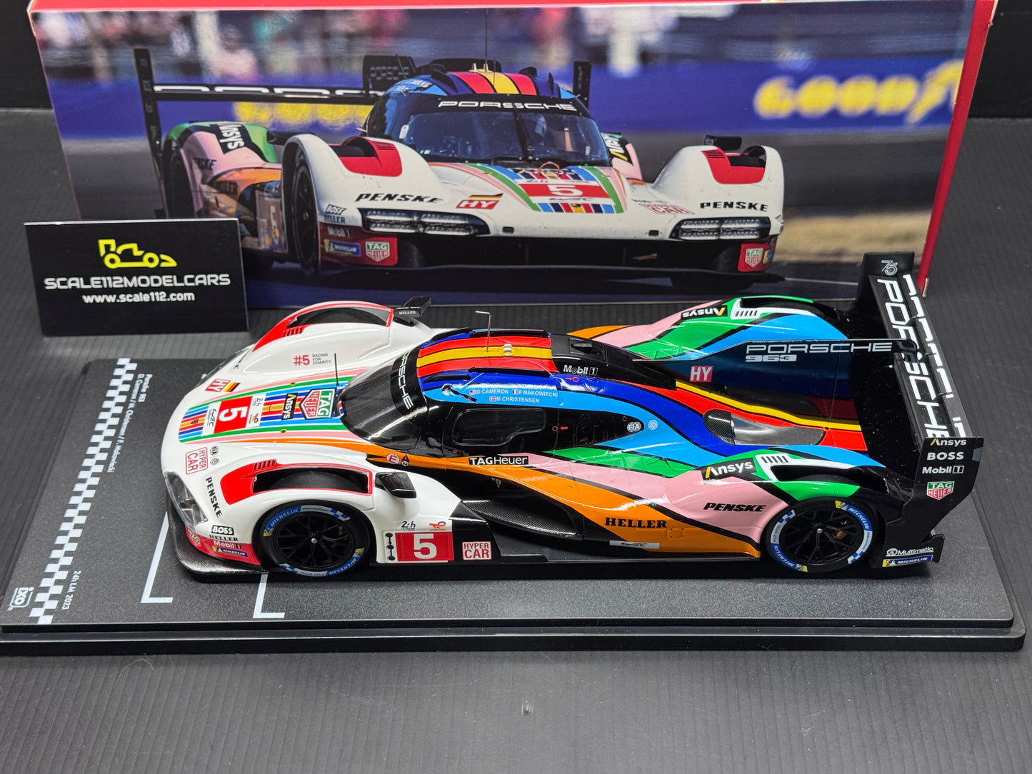 1/18 Scale IXO Porsche 963 LMDH #5 Penske Motorsport 24h Le Mans 2023 LEGT963-LM002