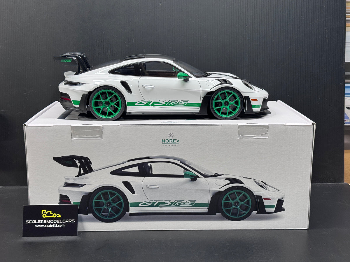 Porsche 911 992 GT3 RS Carrera RS Tribute Green 1/12 Scale Model Car by Norev