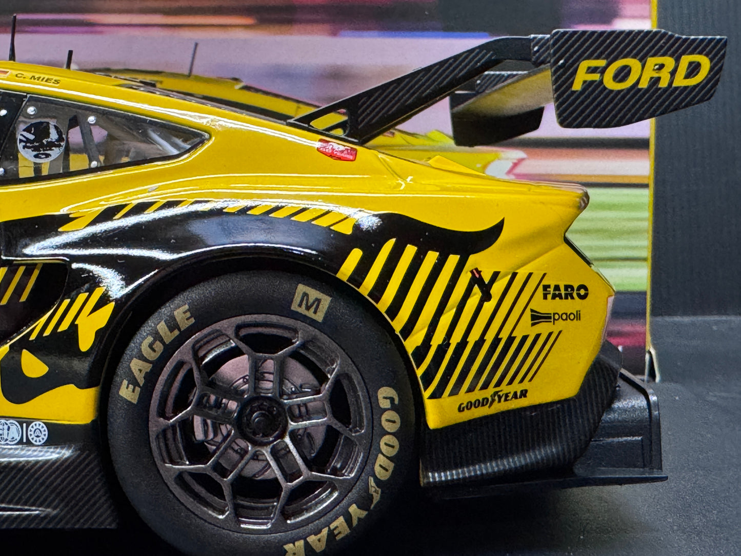 1/18 SCALE FORD MUSTANG GT3 - 24H LE MANS 2024 - DIECAST MODEL CAR BY IXO