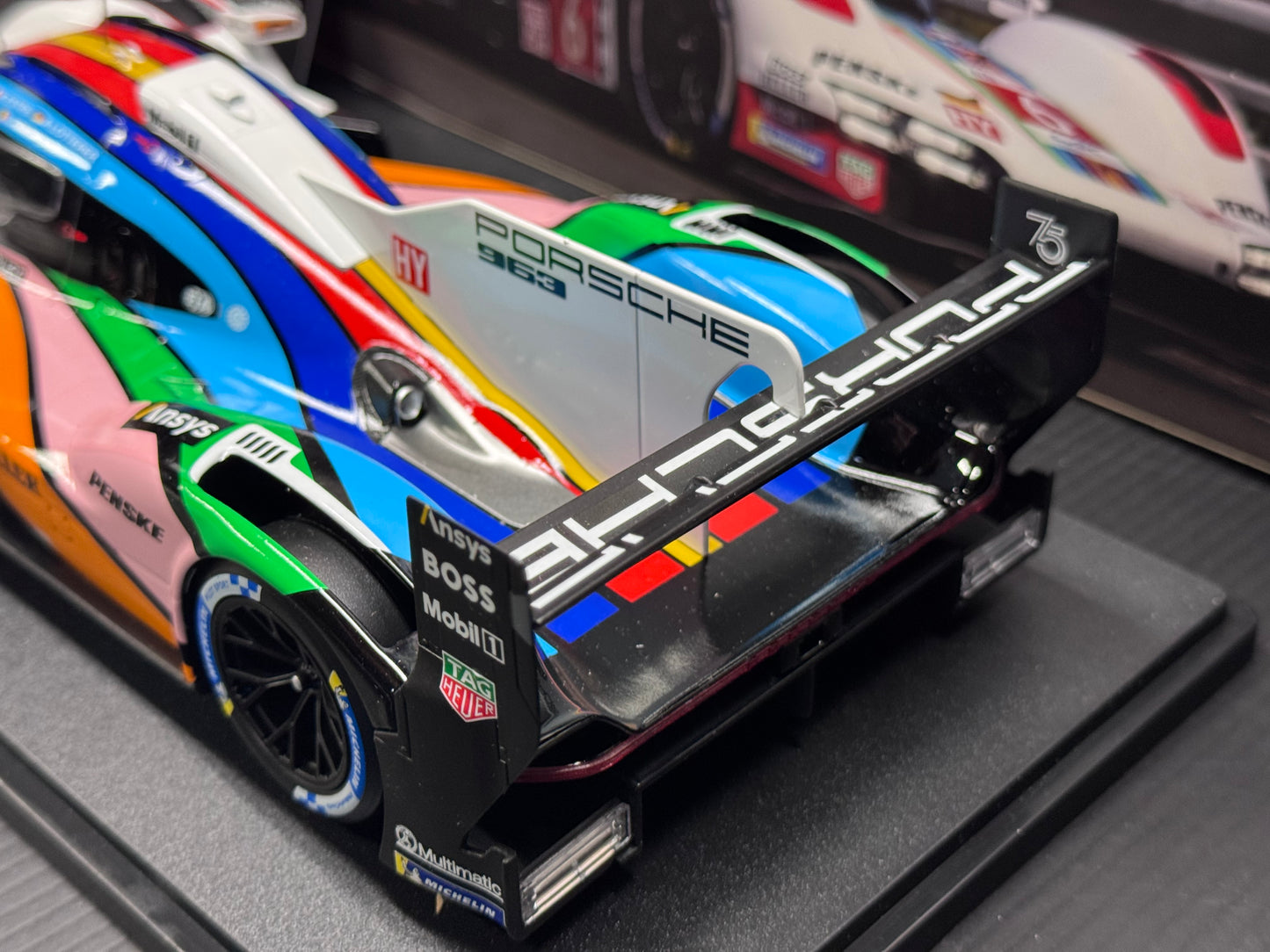 1/18 Scale IXO Porsche 963 LMDH #6 Penske Motorsport 24h Le Mans 2023 LEGT963-LM003