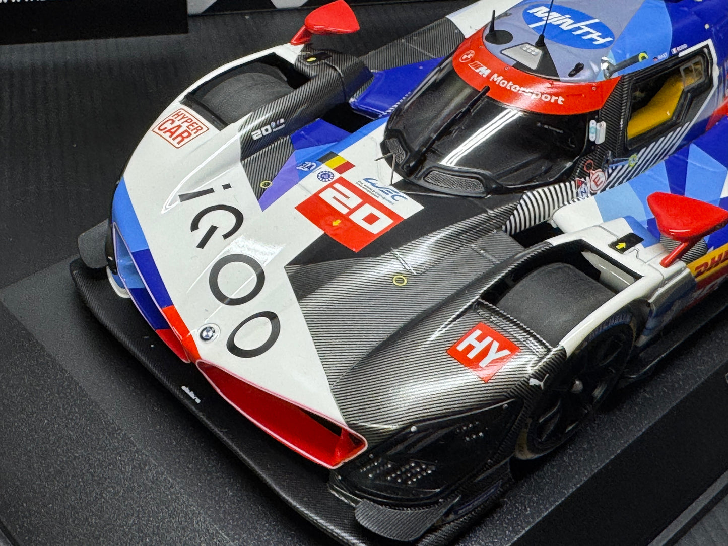 BMW M Hybrid V8 #20 Valentino Rossi Bahrain WEC Test 1 /18 Scale Minichamps