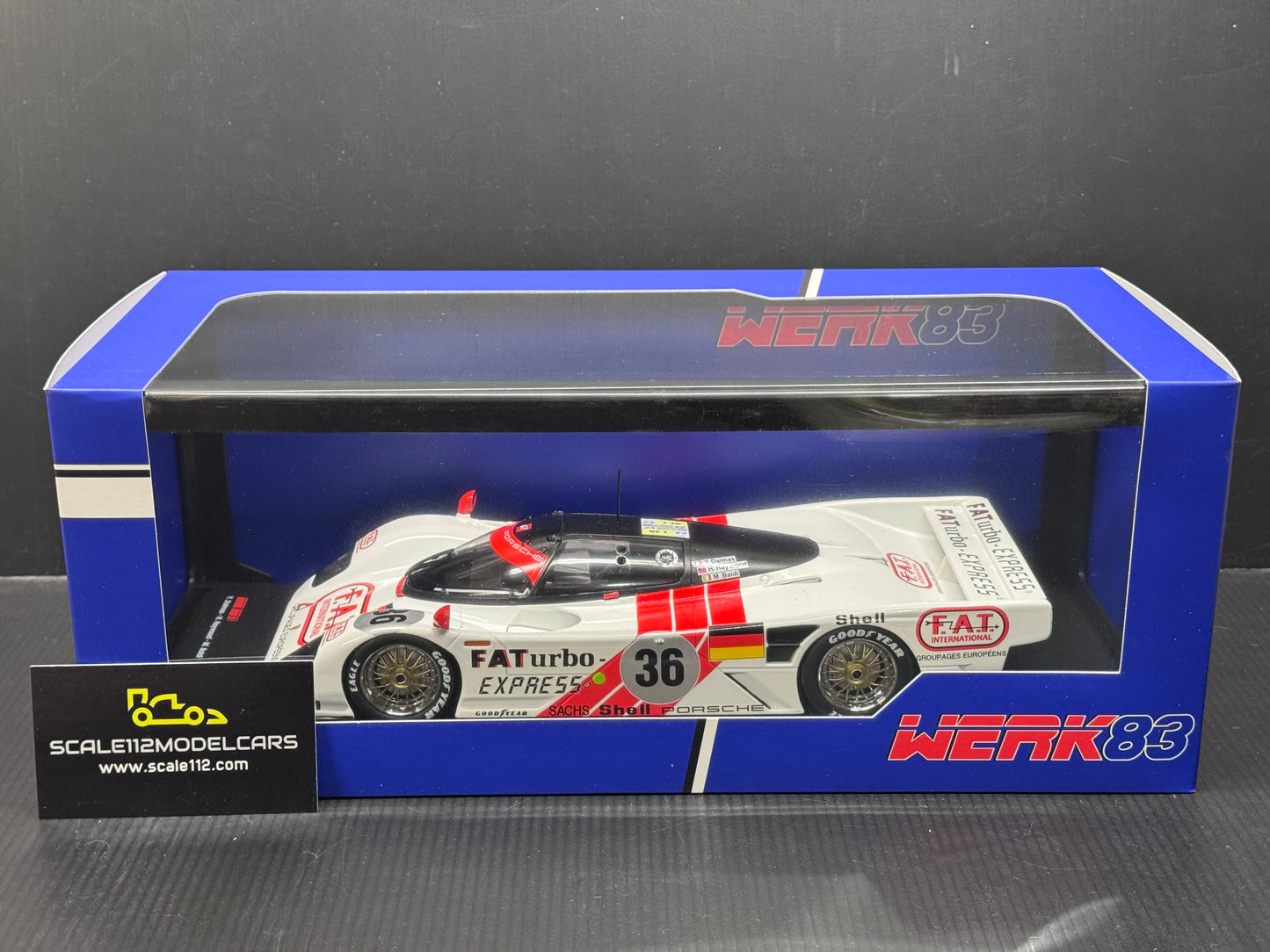 1/18 Scale 1994 Porsche 962, LeMans Winner, Damlas / Haywood / Baldi WERK83