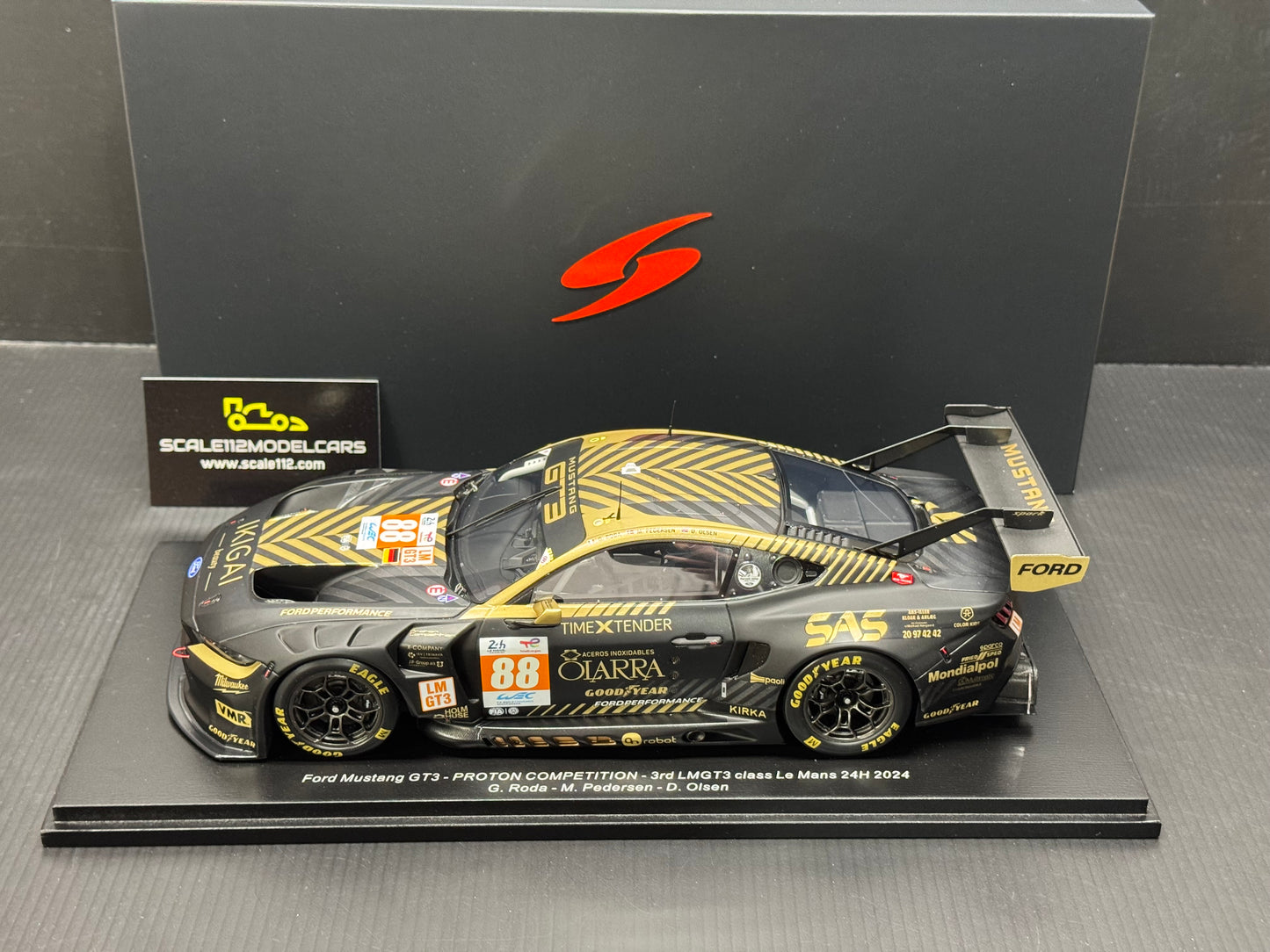 FORD MUSTANG GT3 PROTON COMPETITION #88 LeMans 24hr 2024 1/18 SPARK 18S661