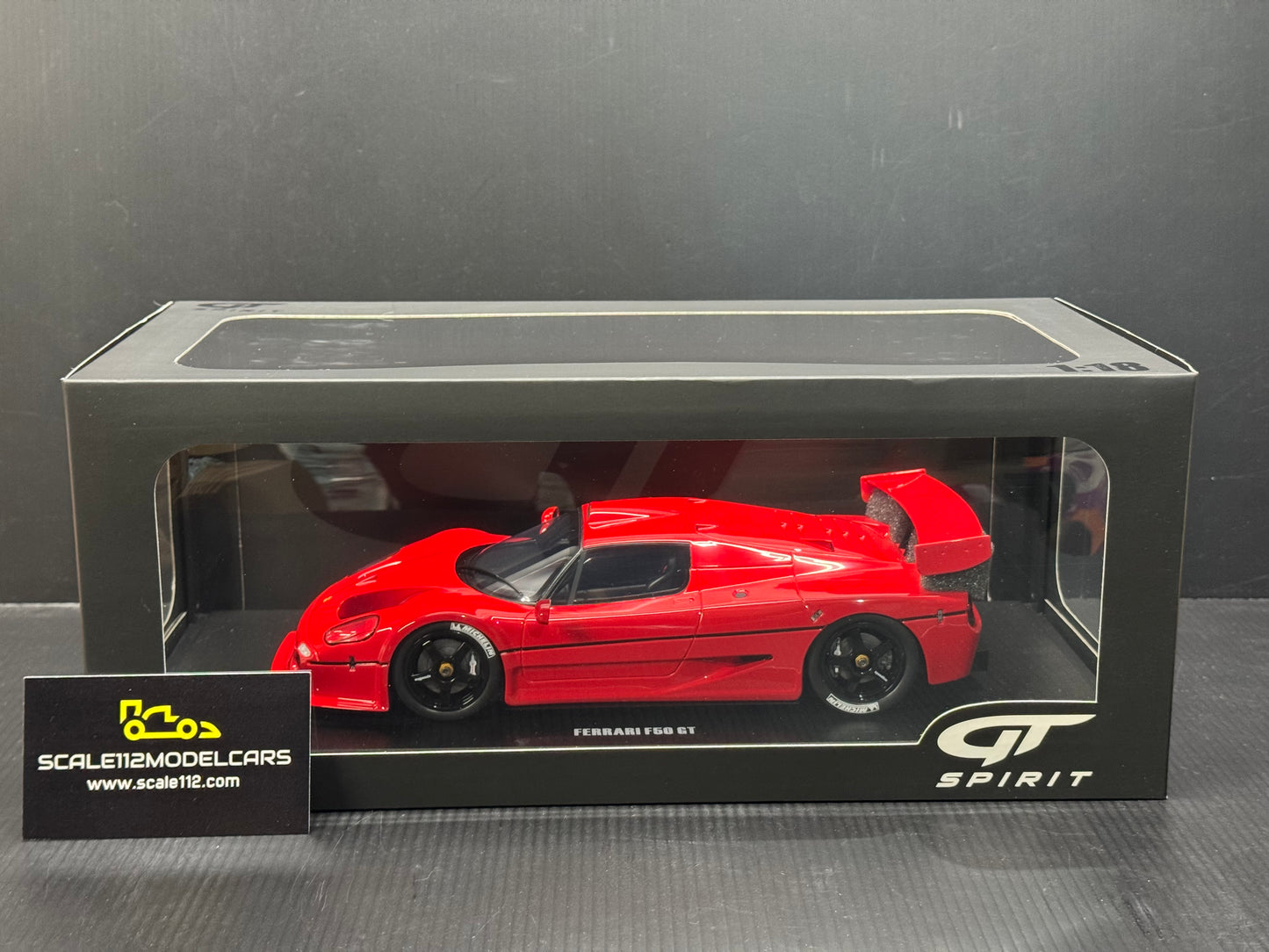 FERRARI F50 GT 1996 Red 1/18 Scale Model Car by GT Spirit