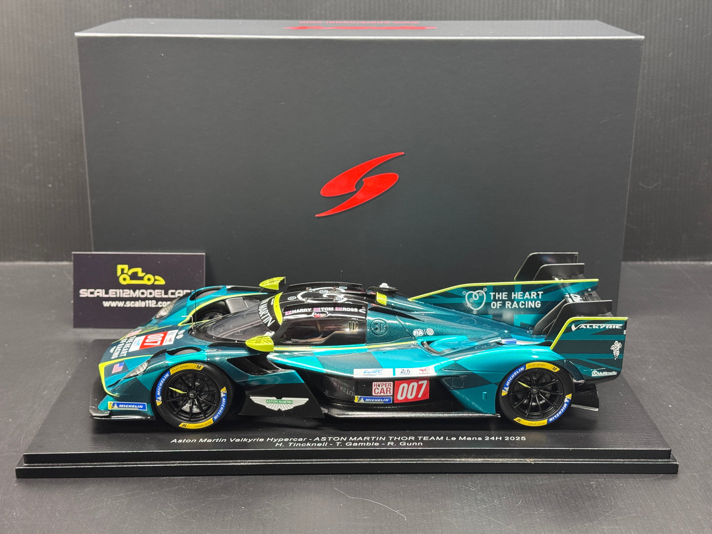 1/18 Scale Aston Martin Thor Valkyrie #007  Le Mans 24H 2025 Spark