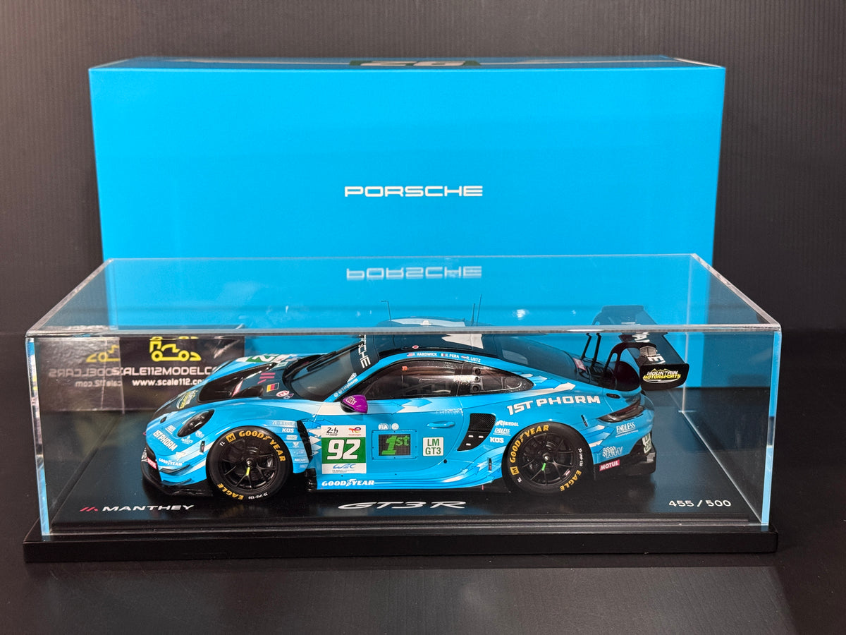 Porsche 911 GT3 R #92 Winner LMGT3 24h LeMans 2025 Manthey 1st Phorm 1/18 Spark WAP021005260LM