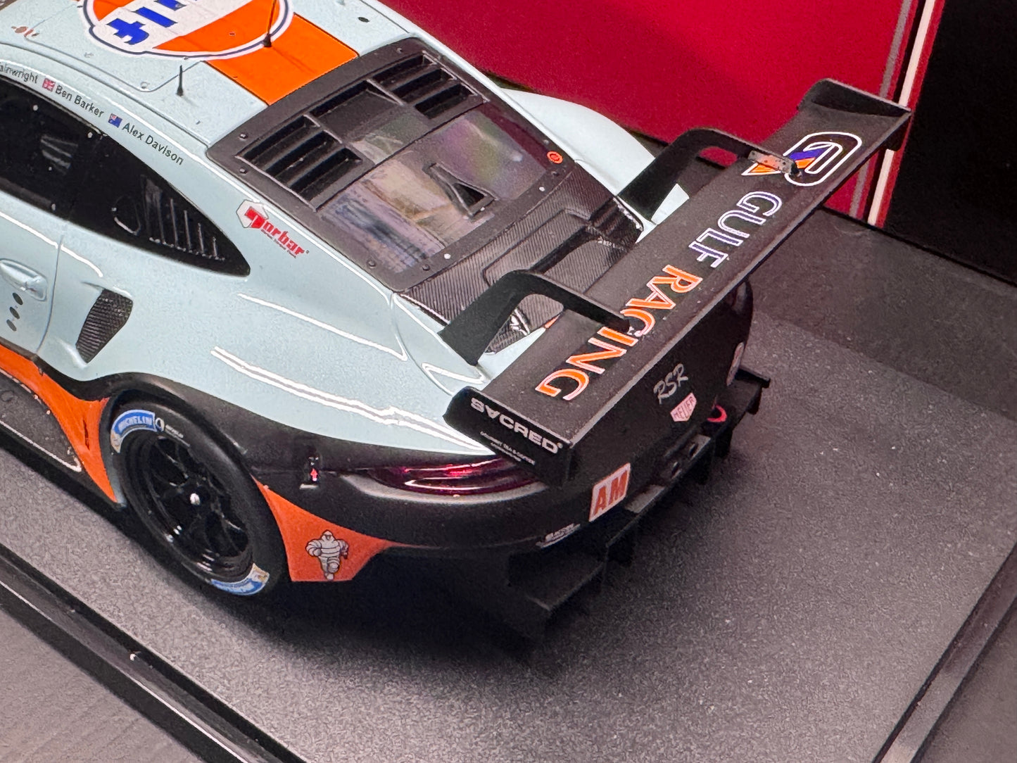 1/18 Scale IXO 911 GT3 RSR 991 24h of Le Mans 2018 #86 Gulf Livery Diecast Model