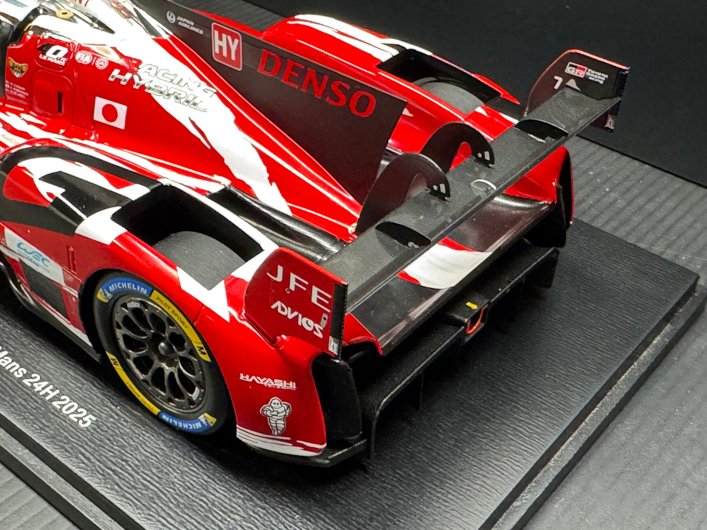 1/18 SCALE TOYOTA GR010 HYBRID #7 - 24H LE MANS 2025 5th - MODEL BY SPARK