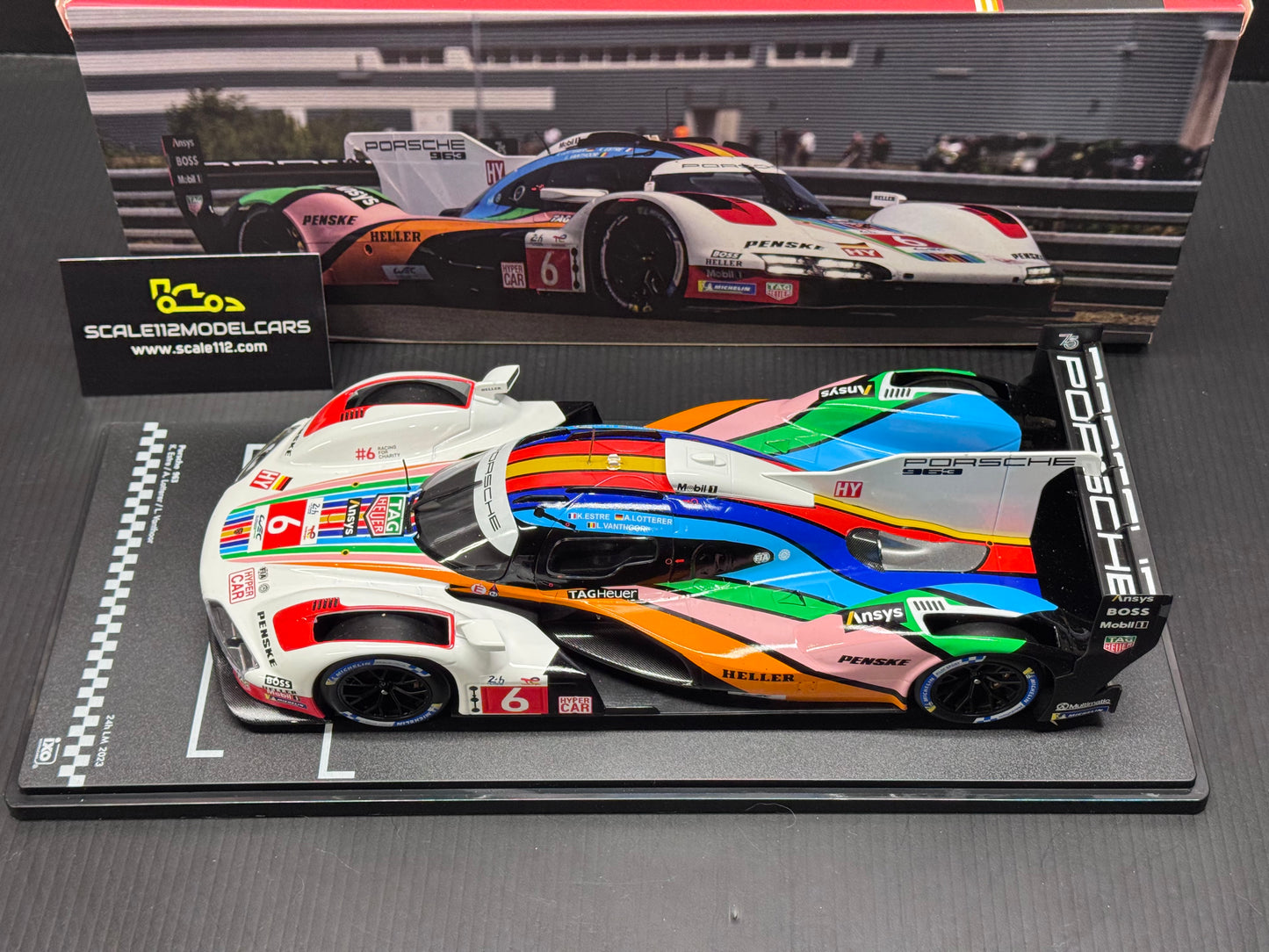 1/18 Scale IXO Porsche 963 LMDH #6 Penske Motorsport 24h Le Mans 2023 LEGT963-LM003