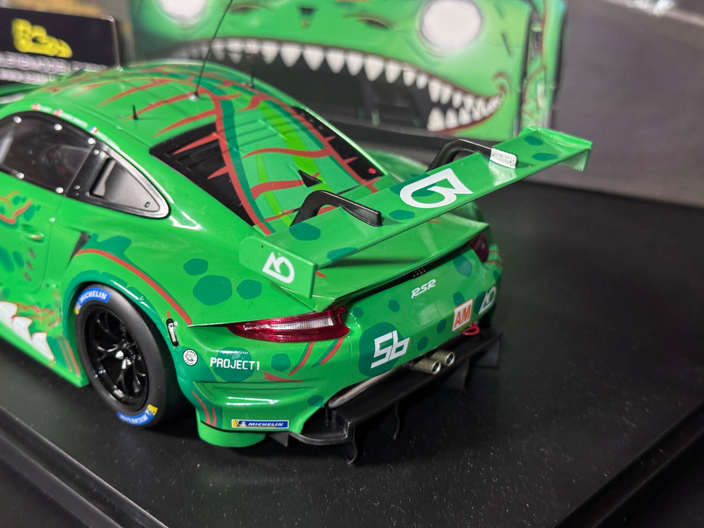 Porsche 911 RSR #56 Lemans  24Hr. 2023 AO Racing "Rexy" 1/18 Scale by IXO