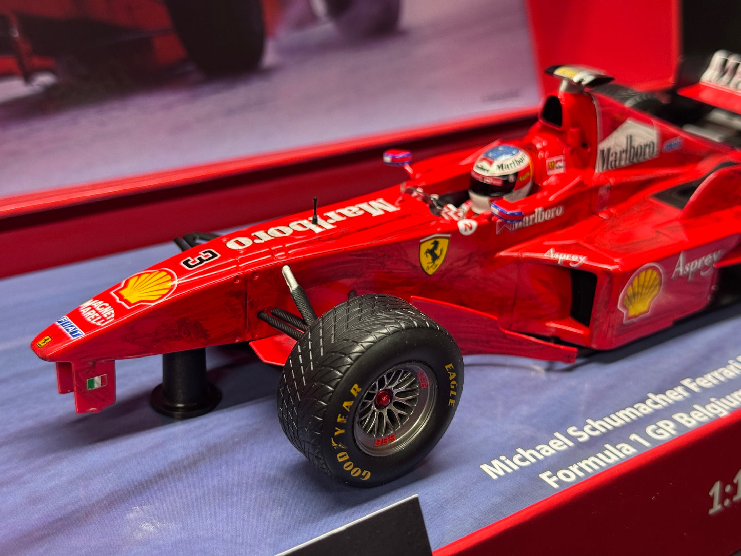 1/18 Scale Ferrari F1 F300 #3  3 Wheeler Belgium GP 1998 Schumacher by WERK83