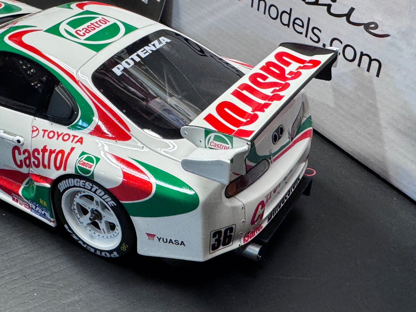 TOYOTA SUPRA RACING GT500 JGTC - 1997 1/18 SCALE MODEL CAR BY OTTO MOBILE OT494