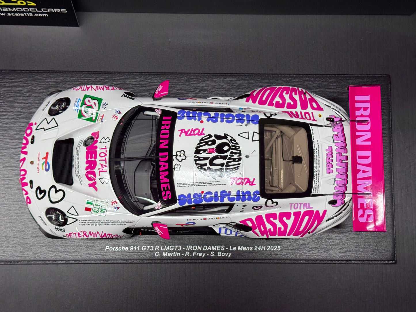Porsche 911 GT3 R #85 24h LeMans 2025 Iron Dames 1:18 Scale Model Car by Spark
