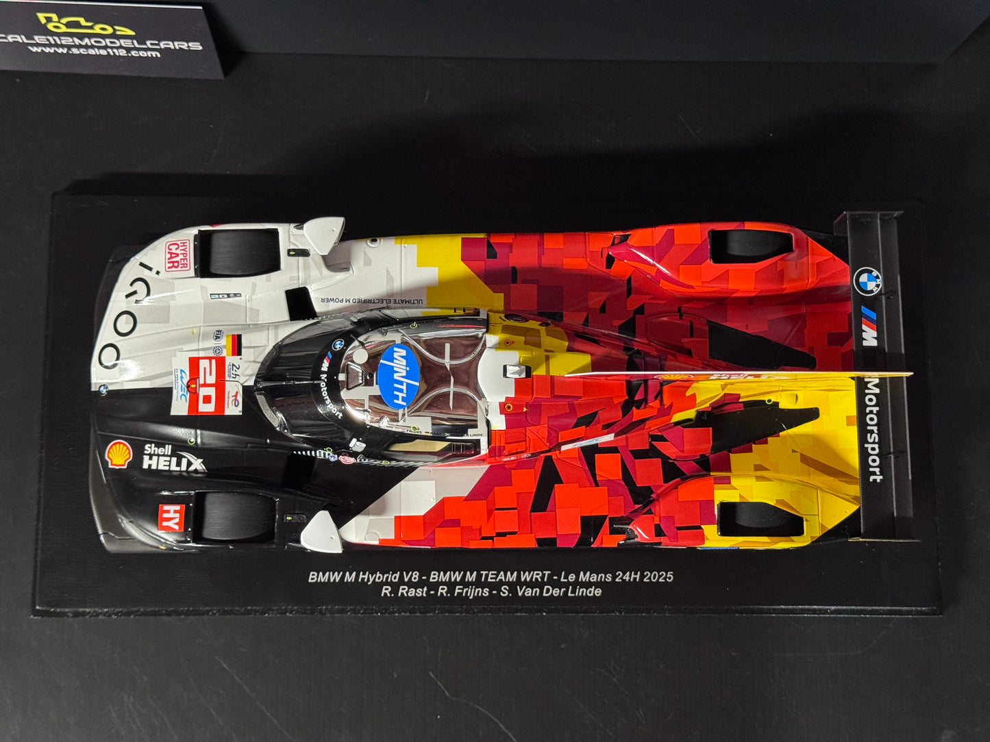 BMW M Hybrid V8 #20 24h LeMans 2025 BMW M Team WRT 1/18 Spark Model Car