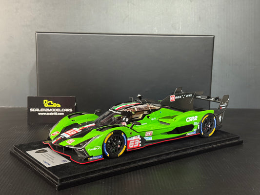 LAMBORGHINI SC63 3.8L V8 TURBO 24h LE MANS 2024 #63 1/18 Scale Model Looksmart