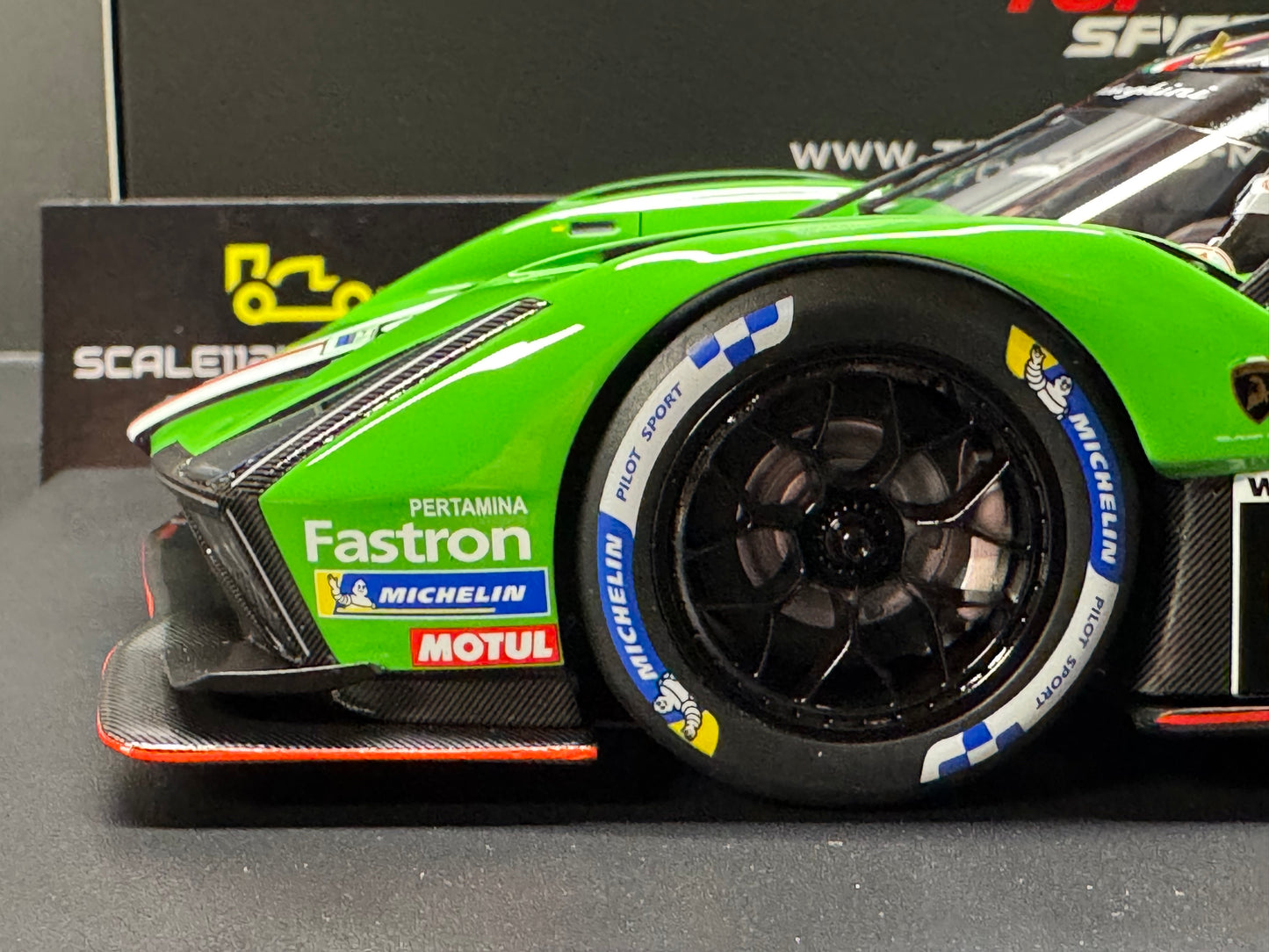 LAMBORGHINI SC63 3.8L V8 TURBO Sebring 12hr 2024 #63 1/18 Scale Top Speed