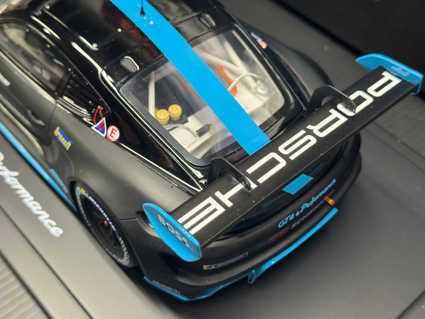 Porsche 718 Cayman GT4  E-Performance  Model Car w/ Display Case 1/18  Spark WAP0214150RCAY