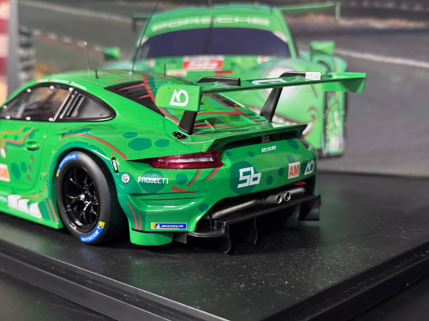 Porsche 911 RSR #56 Lemans  24Hr. 2023 AO Racing "Rexy" 1/18 Scale by IXO