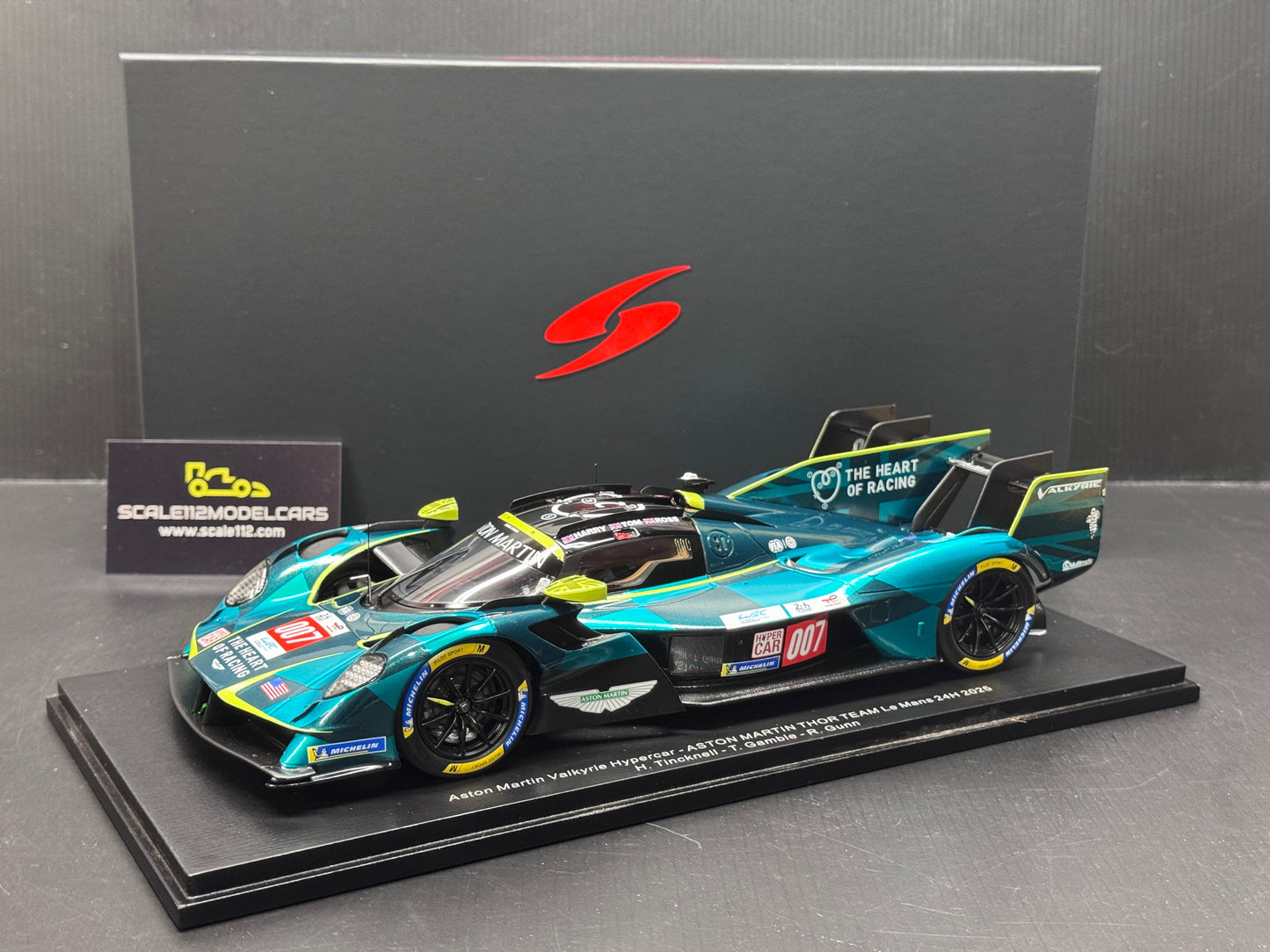 1/18 Scale Aston Martin Thor Valkyrie #007  Le Mans 24H 2025 Spark