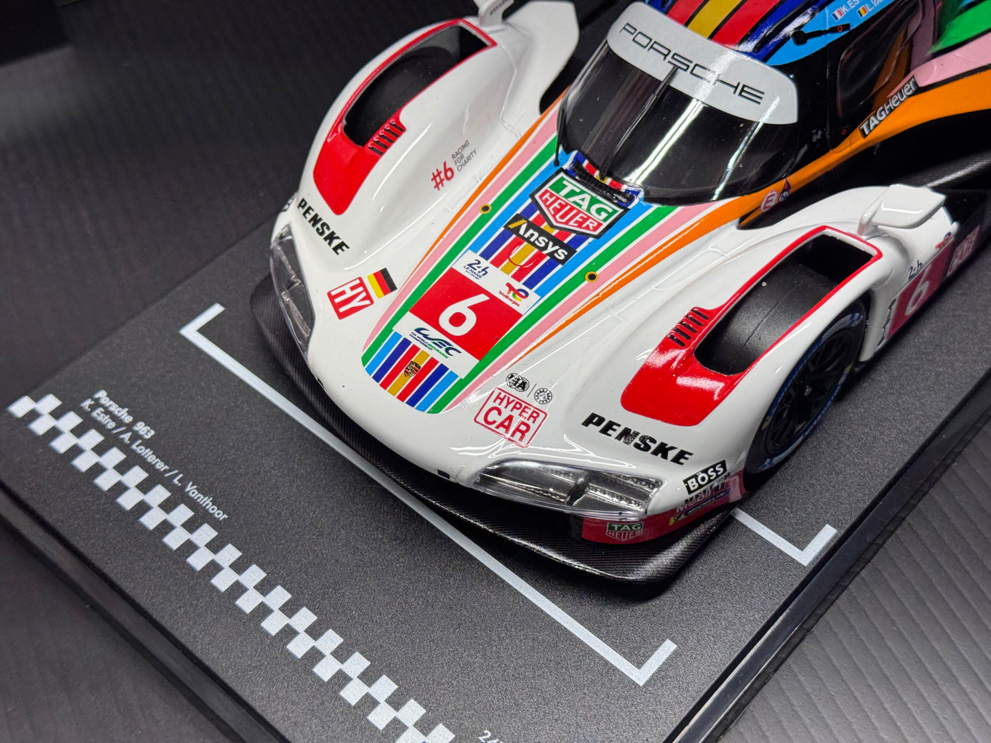 1/18 Scale IXO Porsche 963 LMDH #6 Penske Motorsport 24h Le Mans 2023 LEGT963-LM003
