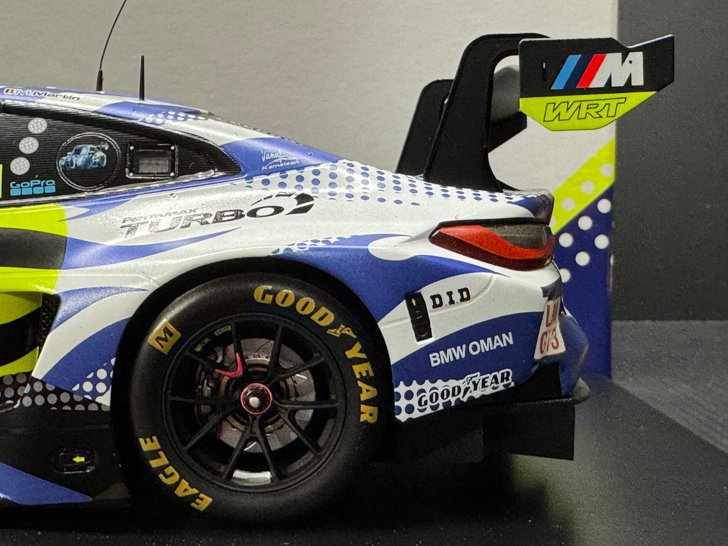 M4 GT3 TEAM WRT #46 24h LE MANS 2024 VALENTINO ROSSI 1/18 SCALE MODEL BY SPARK