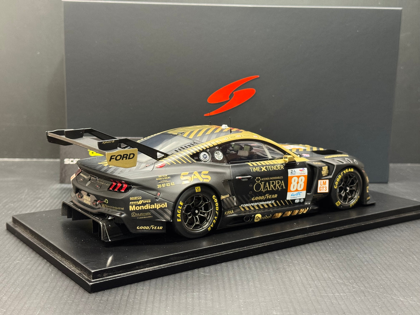FORD MUSTANG GT3 PROTON COMPETITION #88 LeMans 24hr 2024 1/18 SPARK 18S661