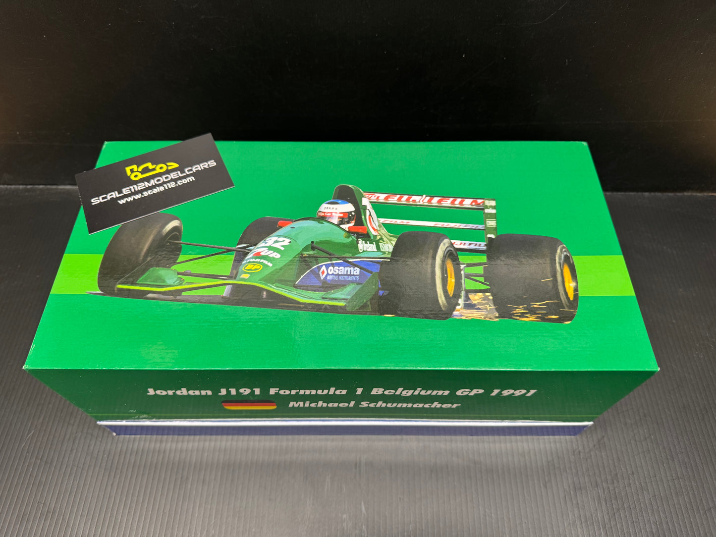 Jordan 191 Ford Michael Schumacher Formula 1 Belgium GP 1991 1/18 Scale Werk83