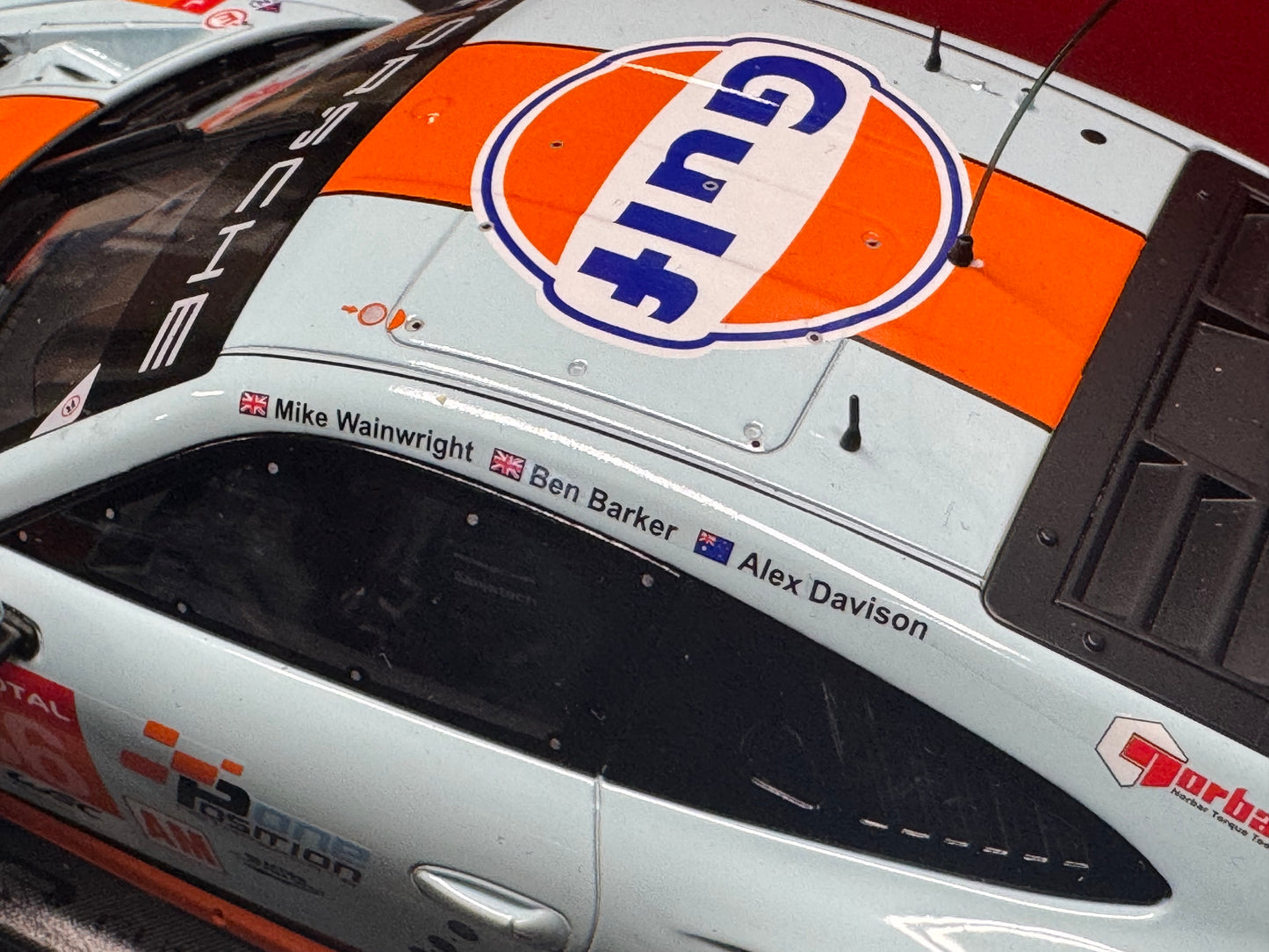 1/18 Scale IXO 911 GT3 RSR 991 24h of Le Mans 2018 #86 Gulf Livery Diecast Model