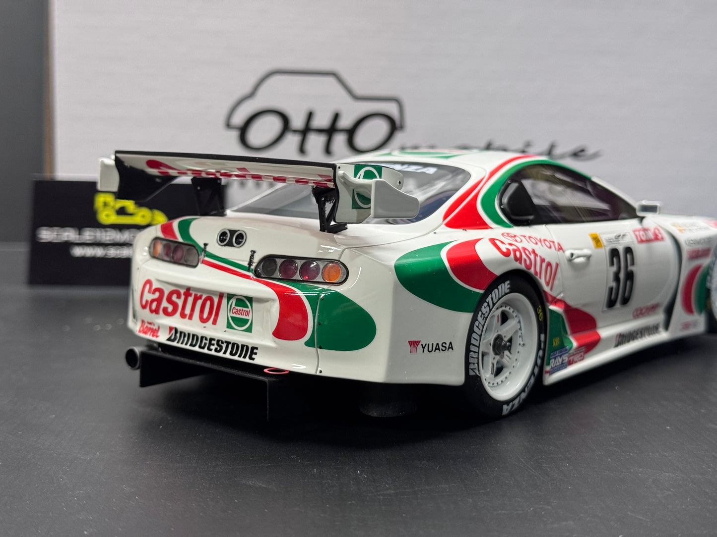 TOYOTA SUPRA RACING GT500 JGTC - 1997 1/18 SCALE MODEL CAR BY OTTO MOBILE OT494