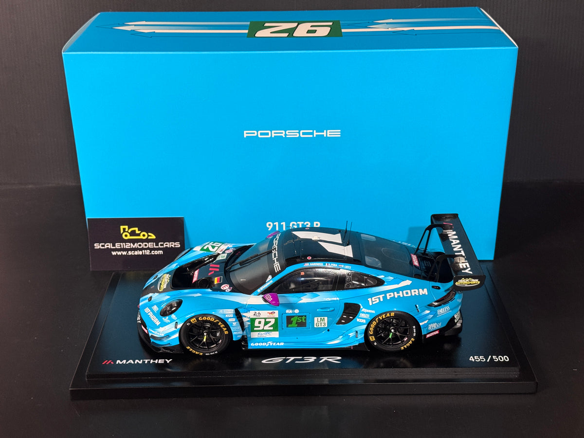 Porsche 911 GT3 R #92 Winner LMGT3 24h LeMans 2025 Manthey 1st Phorm 1/18 Spark WAP021005260LM